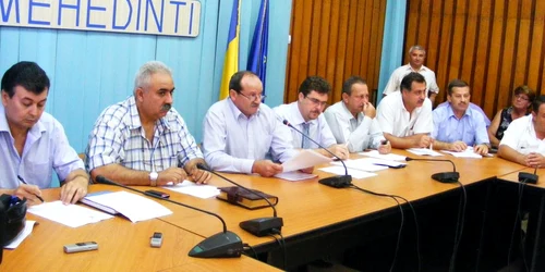 şedinţa primariilor de la Prefectura Mehedinţi