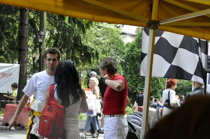 Petre Roman şi Silvia Chifiriuc, la raliul de la Sinaia