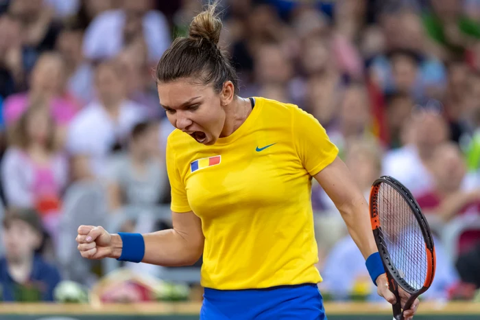 
    Simona Halep a jucat ultimul meci de FedCup în 2019, contra FranțeiFoto: EPA-EFE  