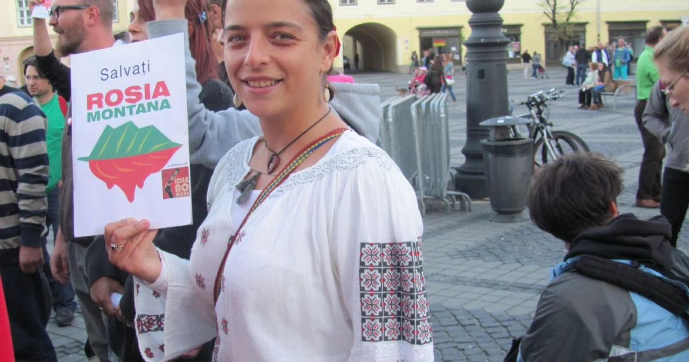 Protestatarii au stat aproximativ 2 ore in Piata Mare - Foto Ramona Găină