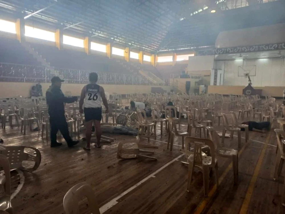 Atacul a avut loc în sala de sport FOTO: X