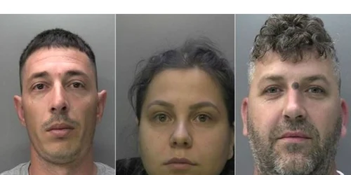 Nicolae Boia, Laura Miron şi Oviliv Firan. Foto: Surrey Police