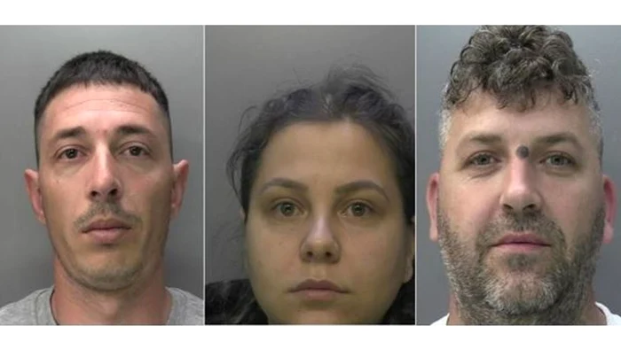 Nicolae Boia, Laura Miron şi Oviliv Firan. Foto: Surrey Police