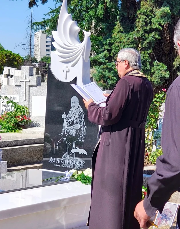 Nicu Covaci comemorat, sâmbătă 2 august, în Cimitirul Eroilor, din Timișoara foto: Facebook 
