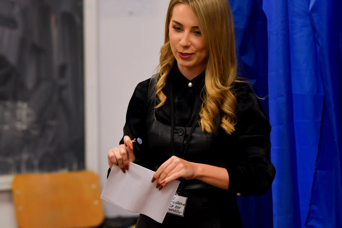 Ștampilă de vot din secția de votare FOTO: Inquam Photos