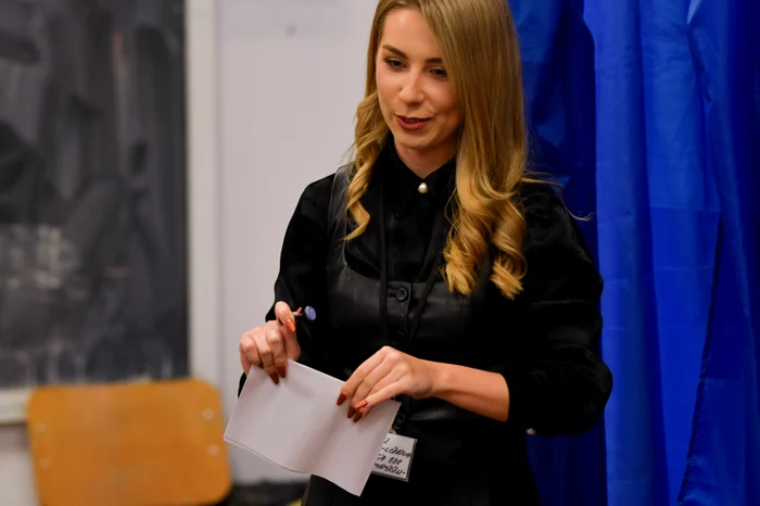 Ștampilă de vot din secția de votare FOTO: Inquam Photos