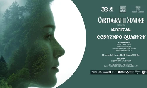 Cartografii Sonore: Recital Cvartet ConTempo la Muzeul Hărților