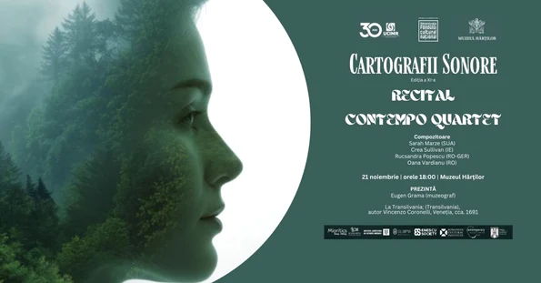 Cartografii Sonore: Recital Cvartet ConTempo la Muzeul Hărților