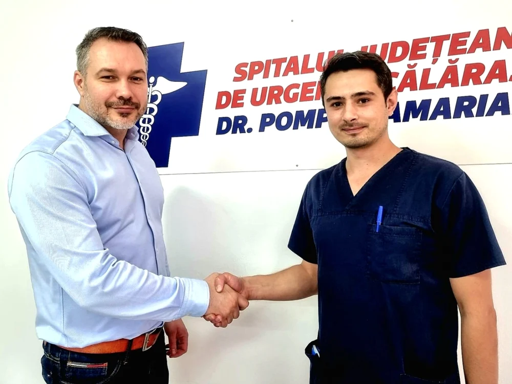 Dr. Vladimir Rotataru, chirurg vascular, angajat la Călăraşi FOTO Facebook/Bogdan Mihai