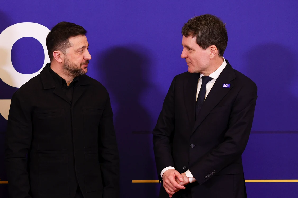 Nicușor Dan, și Volodimir Zelenski. FOTO Inquam / Octav Ganea