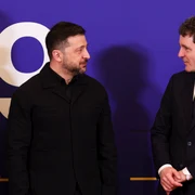 Nicușor Dan și Volodomir Zelenski la Summitul B9 FOTO Inquam / Octav Ganea