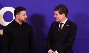 Nicușor Dan și Volodomir Zelenski la Summitul B9 FOTO Inquam / Octav Ganea