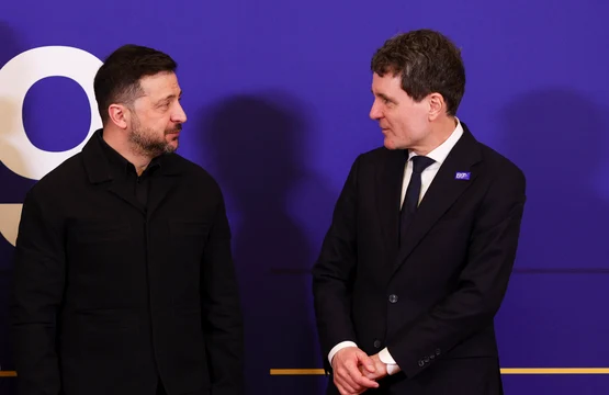 Nicușor Dan și Volodomir Zelenski la Summitul B9 FOTO Inquam / Octav Ganea