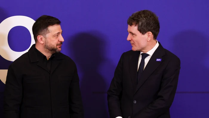 Nicușor Dan și Volodomir Zelenski la Summitul B9 FOTO Inquam / Octav Ganea