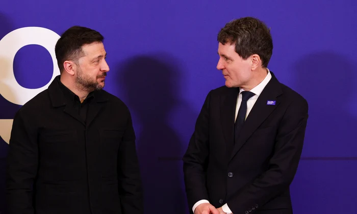 Nicușor Dan și Volodomir Zelenski la Summitul B9 FOTO Inquam / Octav Ganea