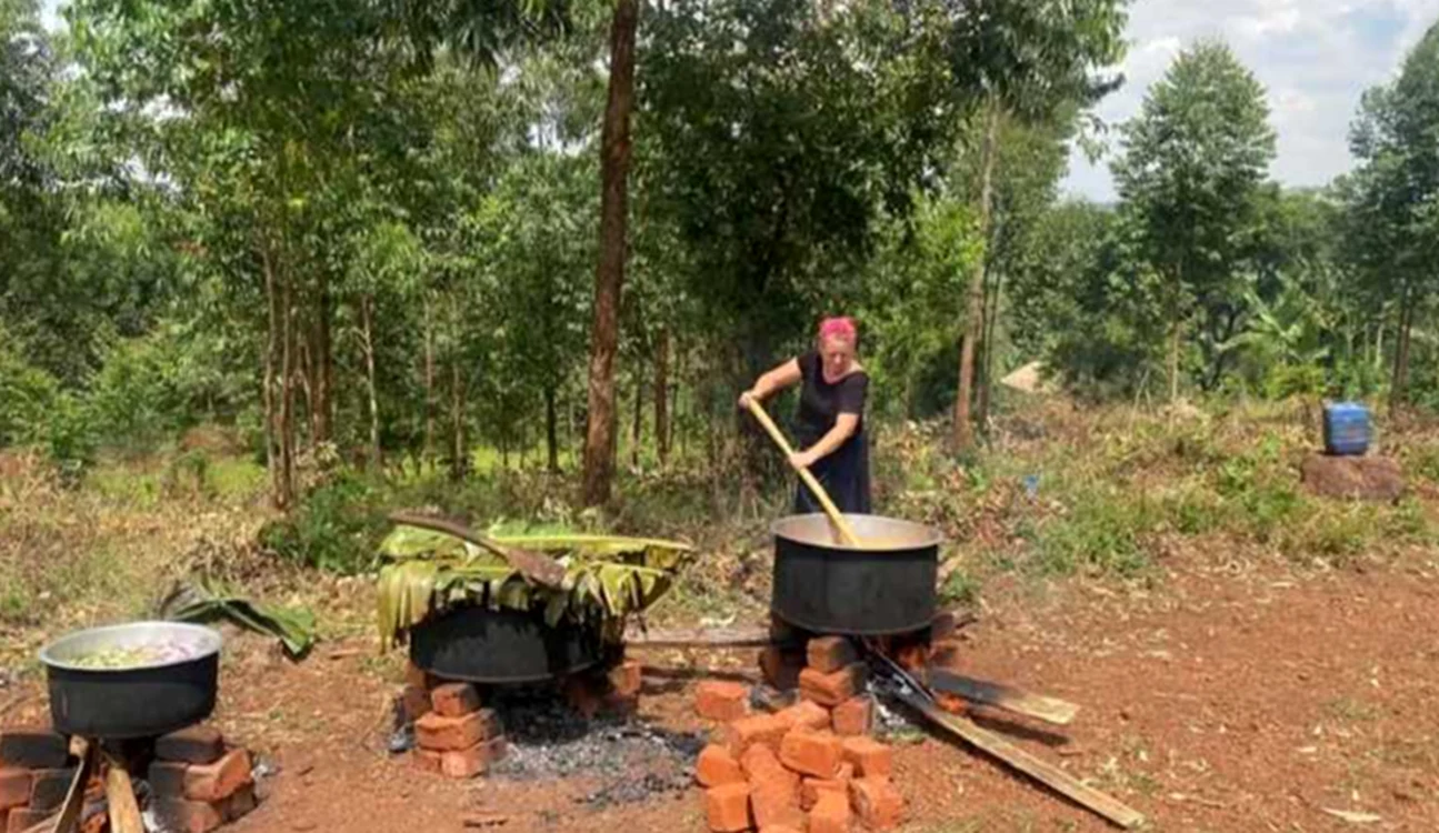 Mureșan a ajuns în Uganda în 2016 / foto: Rozalia Ancuța Mureșan