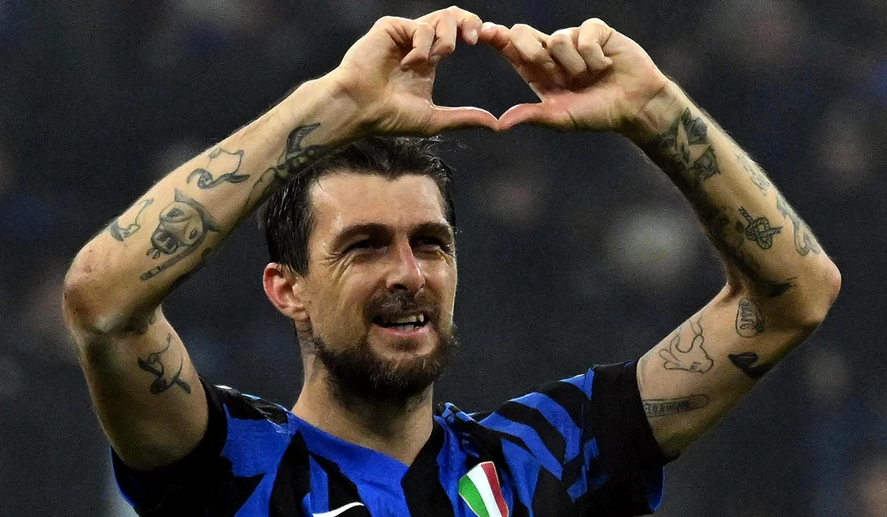 Francesco Acerbi este un învingător, în adevăratul sens al cuvântului (FOTO: EPA)