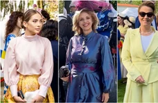 Andreea Gherasim, Bianca Brad, Sabina Iosub invitate la garden party la Palatul Elisabeta (1) jpg
