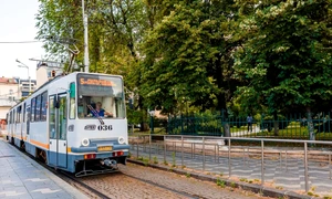 tramvai stb linia 5 piata sf gheorghe / Foto Facebook / Nicusor Dan
