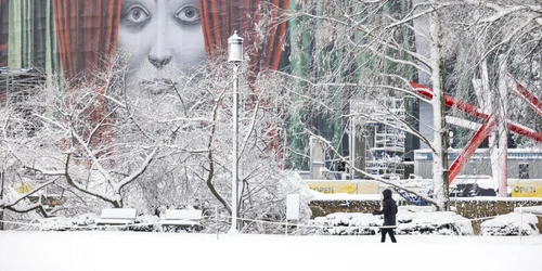 Furtună de zăpadă la Washington DC foto EPA EFE 