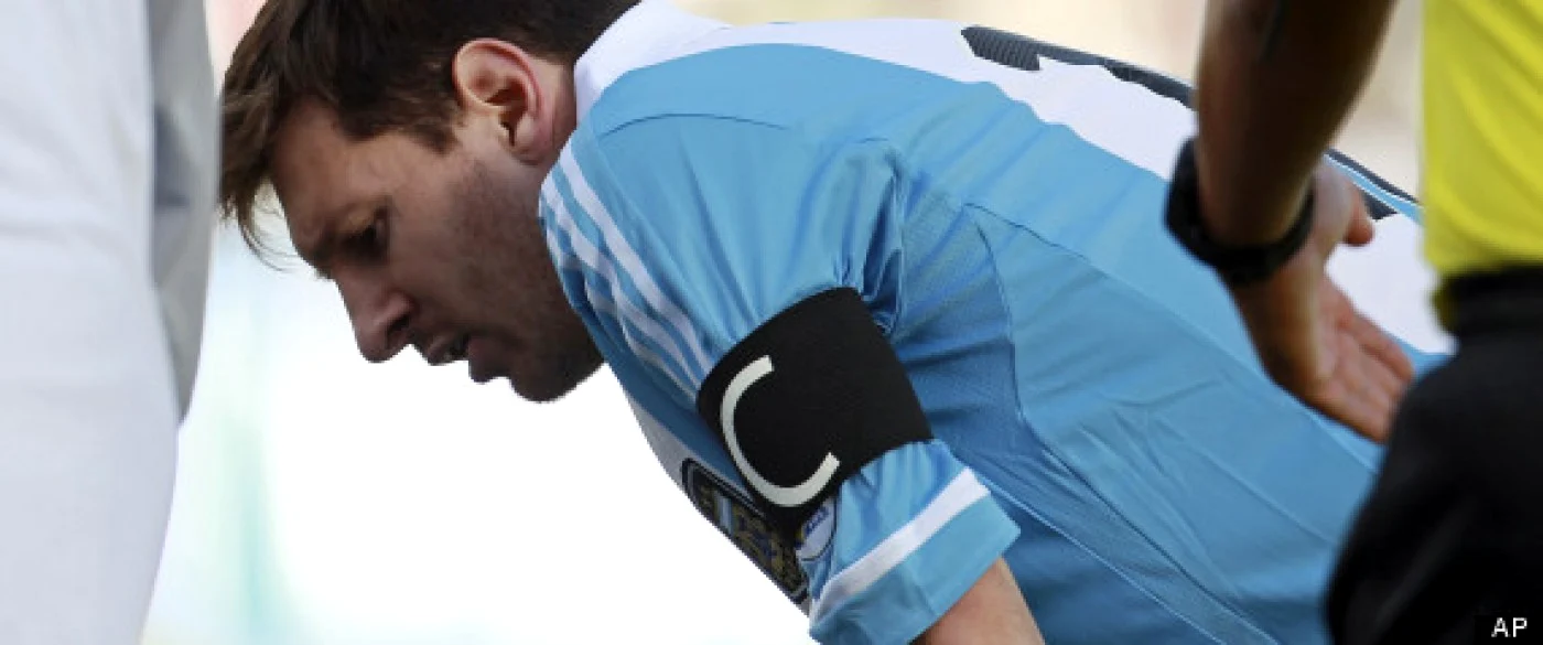 Lionel Messi, fotbalist din lotul Argentinei, în vederea Campionatului Mondial din Brazilia FOTO AFP
