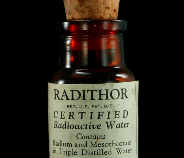 Radithor - apa cu radiu FOTO periodictable.com