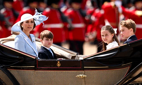 Prințesa Kate, Prințul George, Prințesa Charlotte și Prințul Louis la Trooping the Colour 2026 GettyImages 2281372100 jpg