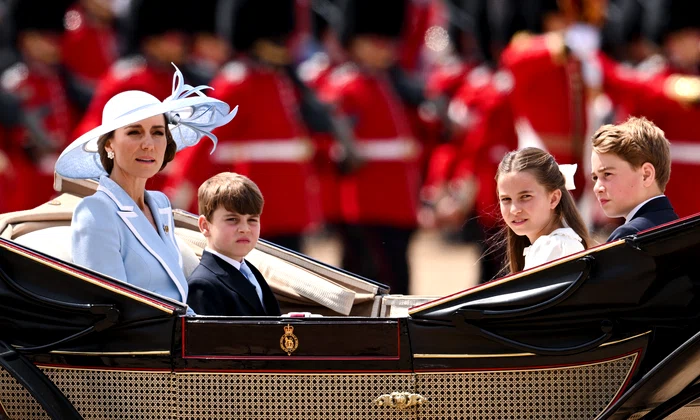 Prințesa Kate, Prințul George, Prințesa Charlotte și Prințul Louis la Trooping the Colour 2026   GettyImages 2281372100 jpg