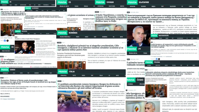 Capturi ziare de propagandă rusești FOTO: publicrecord.ro