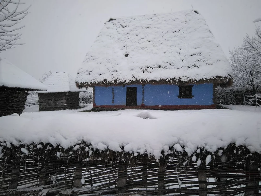 Casă ţărănească din Muzeul Ţării Oaşului foto: A.C