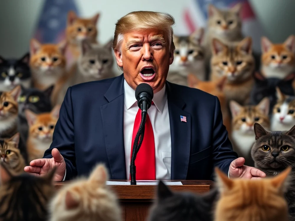 Retorica sa l-a transformat pe Trump în ținta ironiilor pe rețelele de socializare FOTO: X