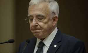 Mugur Isărescu - conferinţă de presă sediul BNR - 6 iul 2022 / FOTO Inquam Photos / George Călin