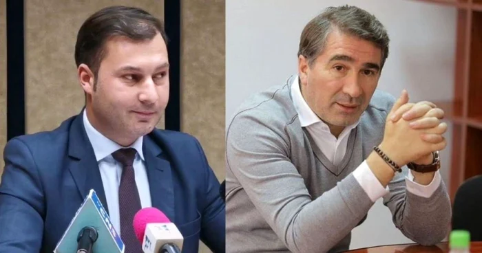 Prefectul Lazăr şi amicul Arsene se au ca... „fraţii“ FOTO Dan Sofronia