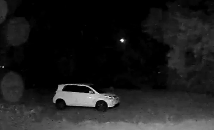 Momentul în care una dintre drone a fost doborâtă FOTO: X