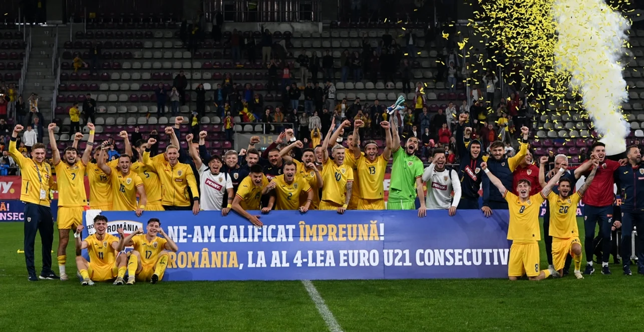 Naționala de tineret debutează pe 11 iunie la Euro 2025. Foto Sportpictures