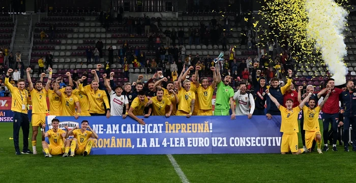 Naționala de tineret debutează pe 11 iunie la Euro 2025. Foto Sportpictures