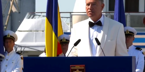 Klaus Iohannis la Ziua Marinei