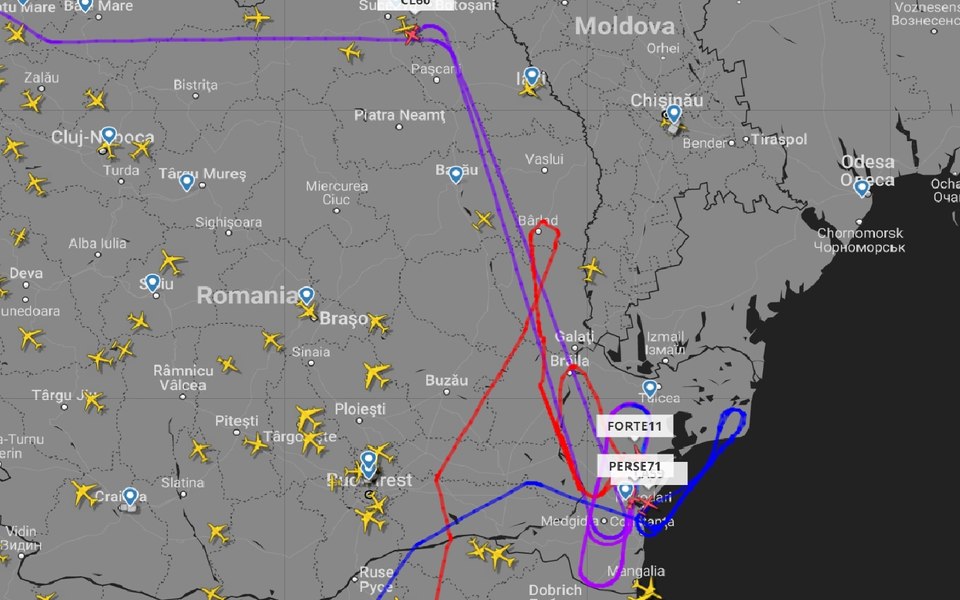 Începe contraofensiva ucraineană? Concentrare de avioane spion ale NATO deasupra României FOTO
