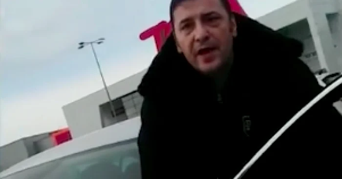 Şoferul bătăuş din parcarea centrului comercial Tom Sursa OPC Constanţa