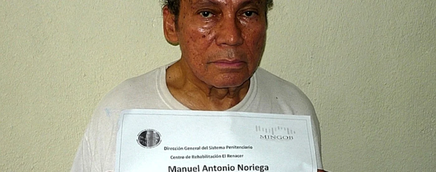 Manuel Noriega incarcerat in Franta FOTO Le Temps
