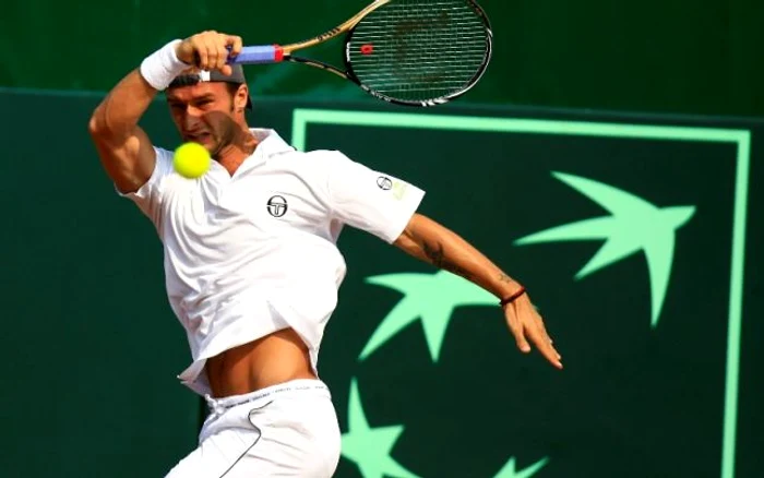 Cupa Davis: Adrian Ungur - Radek Stepanek (foto: Petrică Tănase)