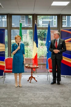 Margareta a României și Principele Radu la Dublin 