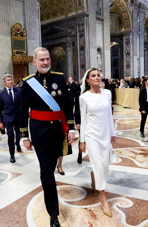 Regele Filip al VI-lea al Spaniei, alături de soția sa, Regina Letizia la Vatican