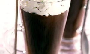 Chocolate and cream Liègeois dessert jpeg