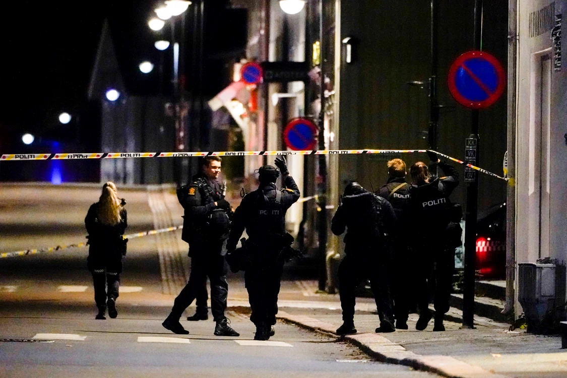 Șeful poliţiei din Kongsberg a afirmat că nu este exclusă pista unui atac terorist.foto: Epa-Efe