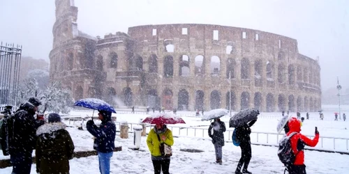 colosseum iarna foto afp