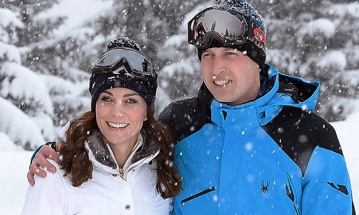 Kate Middleton și William la schi, 2016, Getty (1) jpg