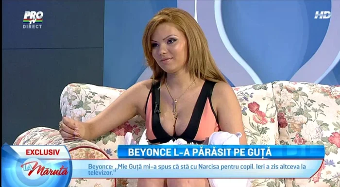 Beyonce de România a fost prezentă în platoul emisiunii La Măruţă