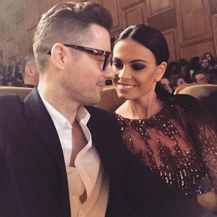 Anca Serea, fericită alături de logodnicul ei, AdiFoto: Arhivă personală