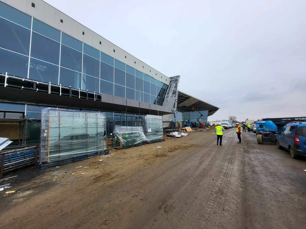Noul terminal de pe Aeroportul Timișoara FOTO Ștefan Both